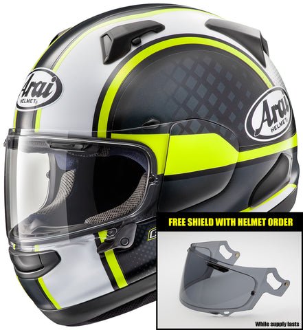 Arai Quantum-X Graphic Take Off Yellow Matte